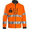 Сигнальная куртка Softshell Dimex 688R, сигнальный оранжевый/черный