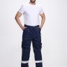 Костюм Легион-1 СОП (тк.Смесовая,210) брюки, т.синий/васильковый(Лгн 312/1)
