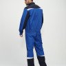 Костюм Строй-1 (тк.Смесовая,240) брюки, васильковый/т.синий