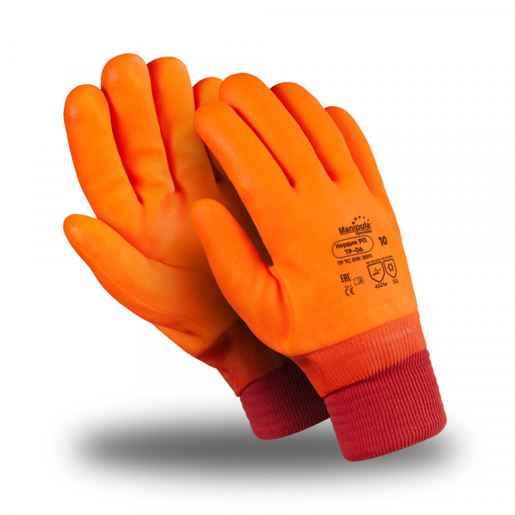 Перчатки Manipula Specialist® ик РП (джерси+пенополиуретан+ПВХ), TP-06/WG-784