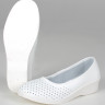 Туфли женские нат. кожа Эмануэла ПВХ (арт. 6813-00101) белые