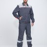 Костюм Фаворит-2 Премиум СОП UZ (тк.Смесовая,240) п/к, т.серый/серый/красный