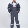 Костюм Фаворит-2 Премиум СОП UZ (тк.Смесовая,240) п/к, т.серый/серый/красный