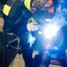 Летний костюм сварщика Dimex 644+645, черный/желтый