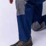 Костюм Статус (тк.Карелия,260) брюки, т.синий/серый