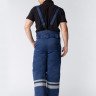 Костюм зимний Горизонт-Люкс (Смесовая, 210) брюки, темно-синий/васильковый