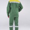 Костюм Стандарт СОП усиленный (тк.Смесовая,210) брюки, зеленый/желтый