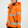 Женская рабочая куртка Softshell Dimex 6062, сигнальный оранжевый/черный