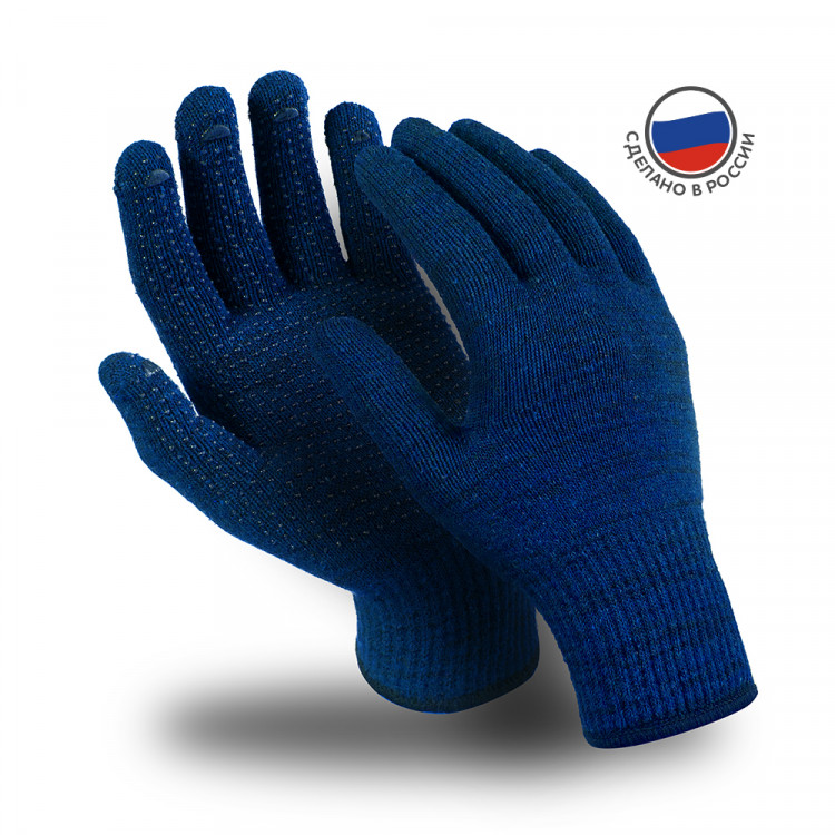 Перчатки Manipula Specialist® ПВХ (хлопок/полиэфир+ПВХ), MG-116
