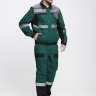 Костюм Виват-1 Премиум IMP (тк.Смесовая,240) брюки, зеленый/черный/серый