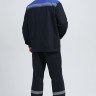 Костюм ИТР СОП UZ (тк.Саржа,250) брюки, т.синий/васильковый