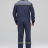 Костюм Флагман-Фаворит-1 СОП IMP (тк.Саржа,250) брюки, т.серый/св.серый